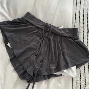 Cider Charcoal flyaway with Lace-Up Detail